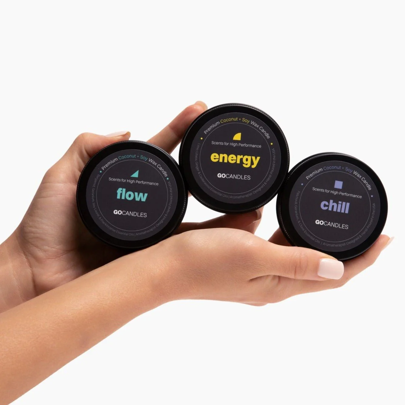 Go Candles Discovery Set - 3 Pack Energy, Flow, & Chill - Image 7