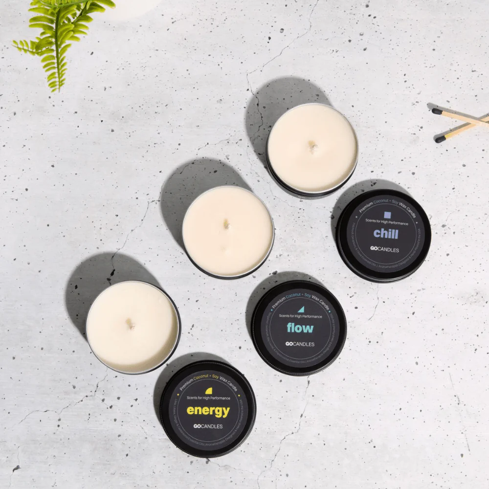 Go Candles Discovery Set - 3 Pack Energy, Flow, & Chill - Image 8